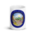 White Glossy Mug Front 15oz (443.603mL) with State Seal for NEVADA. Includes date of admission into Union of United States. And includes Name of State. Great Gift for Family, Friends, Coworkers, and Others.
