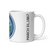White Glossy Mug Right 11oz (325.309mL) with State Seal for NEBRASKA. Includes date of admission into Union of United States. And includes Name of State. Great Gift for Family, Friends, Coworkers, and Others.