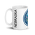 White Glossy Mug Left 15oz (443.603mL) with State Seal for NEBRASKA. Includes date of admission into Union of United States. And includes Name of State. Great Gift for Family, Friends, Coworkers, and Others.