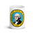 White Glossy Mug Front 15oz (443.603mL) with State Seal for WASHINGTON. Includes date of admission into Union of United States. And includes Name of State. Great Gift for Family, Friends, Coworkers, and Others.