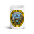 White Glossy Mug Front 15oz (443.603mL) with State Seal for IDAHO. Includes date of admission into Union of United States. And includes Name of State. Great Gift for Family, Friends, Coworkers, and Others.