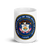 White Glossy Mug Front 15oz (443.603mL) with State Seal for UTAH. Includes date of admission into Union of United States. And includes Name of State. Great Gift for Family, Friends, Coworkers, and Others.