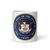 White Glossy Mug Front 11oz (325.309mL) with State Seal for UTAH. Includes date of admission into Union of United States. And includes Name of State. Great Gift for Family, Friends, Coworkers, and Others.