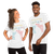 Unisex T-Shirt Game Of Life 95 Year Clock. Color WHITE. Identical graphic and text on front and back representing amount of time that elapses from birth to 95 years. Time frame shows number of Seconds, Minutes, Hours, Days, Weeks, Months. Graphic shows 4 circles representing four Quarters, as in sports. Text says, "Game Of Life - Time To Get Busy".  Sizes range from Extra Small (XS) to Four Extra Large (4XL). Great Gift for Family, Friends, Coworkers, and Others.