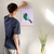 Enhanced Matte Paper Poster With Hanger 004. Oak Frame 12in x 18in (30.48cm x 45.72cm), Front View. Picture shows bird drawing with colorful feathers, body, and beak. Great Gift for Family, Friends, Coworkers, Self, and Others.