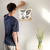 Enhanced Matte Paper Poster With Hanger 008. Oak Frame 14in x 14in (35.56cm x 35.56cm), Front View. Picture shows line drawings of different butterflies highlighting their wing variations, also includes scientific name. Great Gift for Family, Friends, Coworkers, Self, and Others.