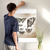 Enhanced Matte Paper Poster With Hanger 008. White Frame 24in x 36in (60.96cm x 91.44cm), Front View. Picture shows line drawings of different butterflies highlighting their wing variations, also includes scientific name. Great Gift for Family, Friends, Coworkers, Self, and Others.