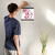 Enhanced Matte Paper Poster With Hanger 008. Black Frame, 12in x 12in (30.48cm x 30.48cm), Front View. Picture shows two colorful sea horses’ side-by-sides. Great Gift for Family, Friends, Coworkers, Self, and Others.