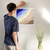 Enhanced Matte Paper Poster With Hanger 015. White Frame 18in x 18in (45.72cm x 45.72cm), Front View. Picture shows drawing of a beach as if looking from the sky. The top left corner shows dark blue and a whale swimming, with two lighters shades of blue blending into five shades or brown moving toward the lower right corner. Great Gift for Family, Friends, Coworkers, Self, and Others.