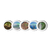 Set of Pin Buttons US National Parks 003. The set includes 5 lightweight and sturdy pin buttons with a glossy finish. Every visit to national parks will create lasting memories. Pin Buttons will be a reminder of the good times. You could even pass the buttons on to generations as unique family history. Fun gift for Family, Friends, Coworkers, Self, and Others. Size: 1.25 in (31.25 mm) and 2.25 in (56.25 mm). US National Park Images: Carlsbad Caverns National Park, Channel Islands National Park, Congaree National Park,  Crater Lake National Park, Cuyahoga Valley National Park