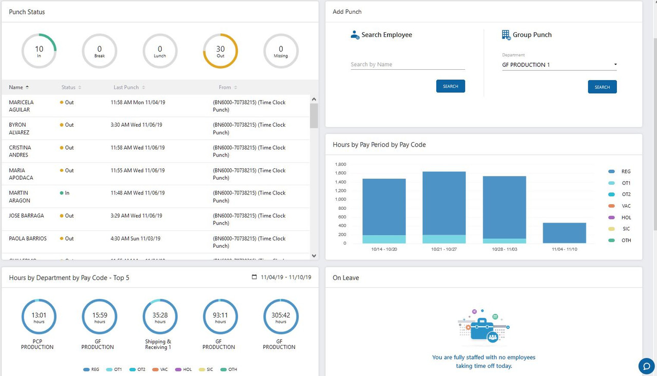 Employee Time Clock Software 1800timeclocks