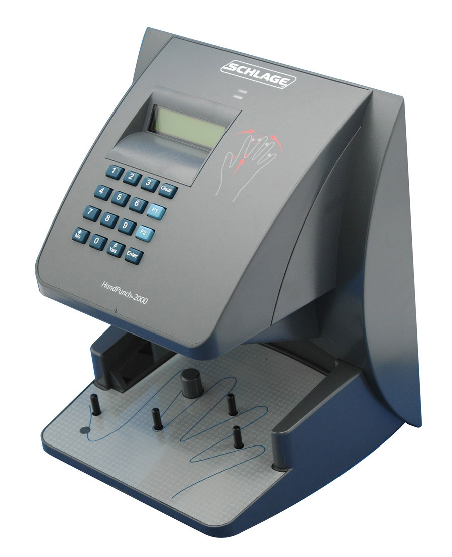ハッピーパスタイム リッチ 160W HP2000 Biometric Hand Punch Clock | Time America OEM
