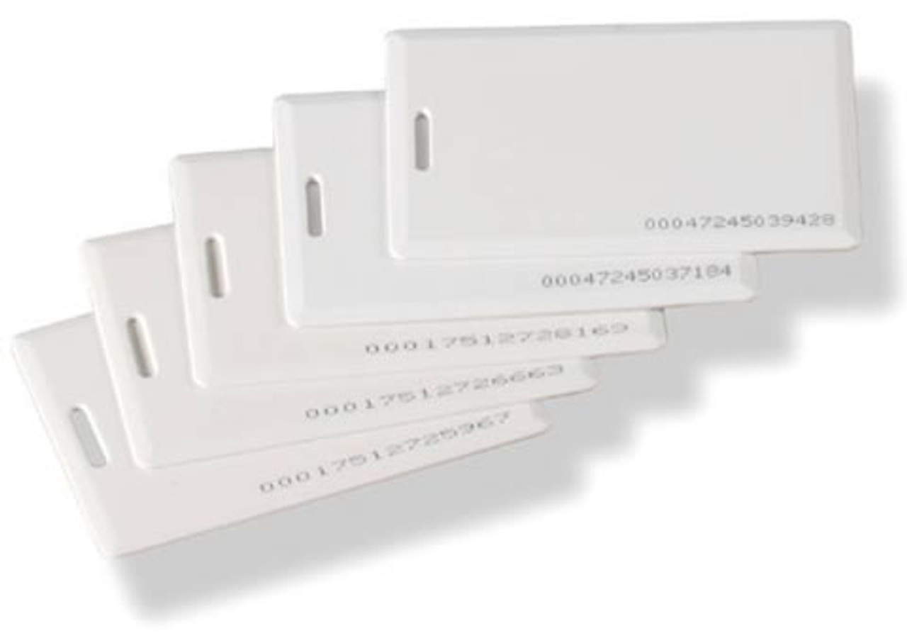 uAttend - 100 Thin ID Proximity Badges (RFID)