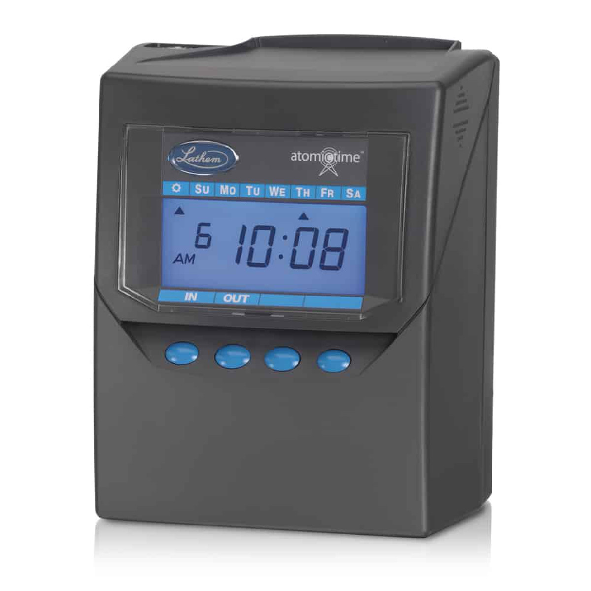 Lathem 7500E Calculating Atomic Time Clock - 1-800-TIMECLOCKS