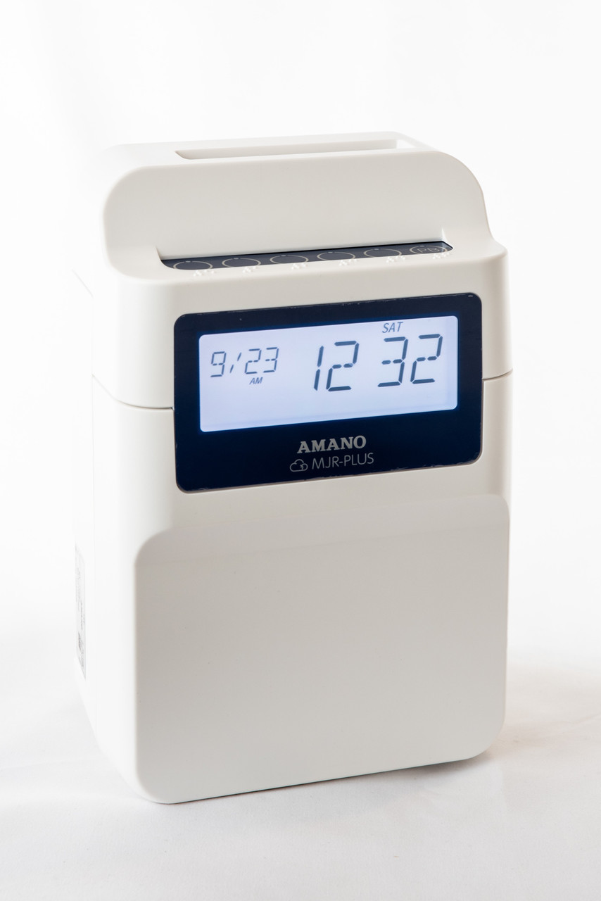 Amano MJR-PLUS TIME RECORDER - 1-800-TIMECLOCKS
