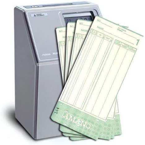 Amano 000-099 Computerized Time Cards - 1,000 cards | 1-800-TimeClocks