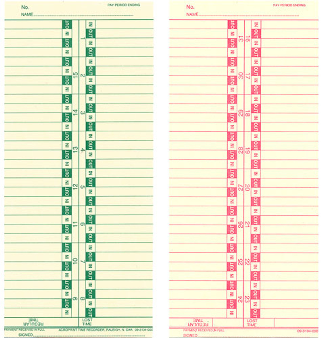 Amano TCX21 Time Clock | 1-800-TimeClocks