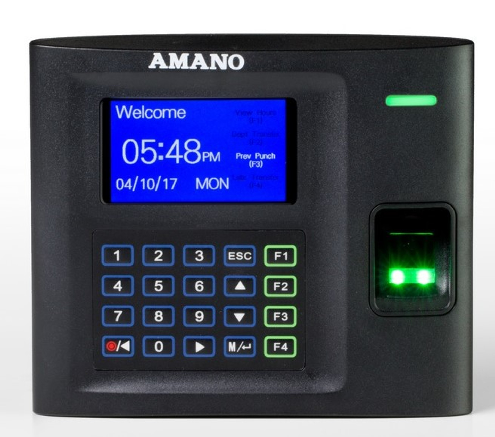 uattend fingerprint time clock system