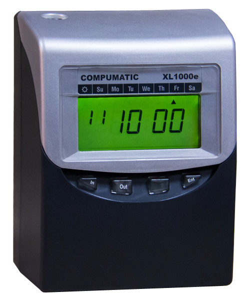 XL1000e Computerized Time Recorder - 1-800-TIMECLOCKS