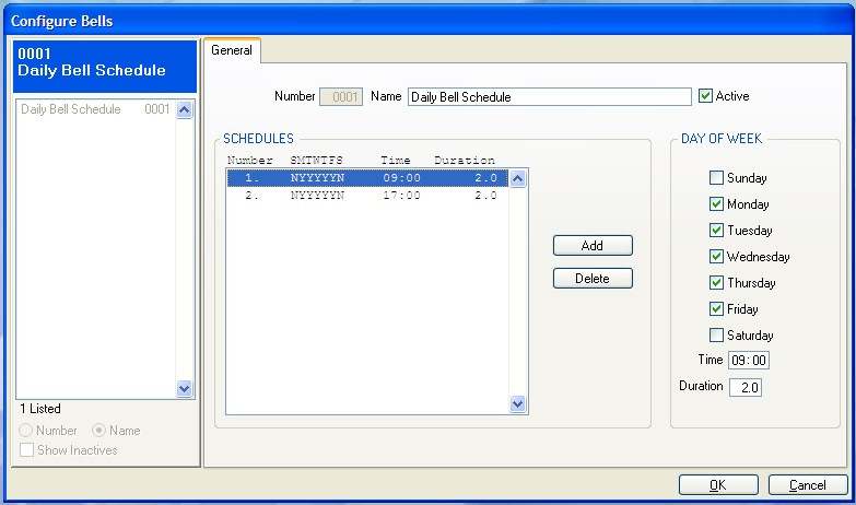 Time America | Bell Control Software Module
