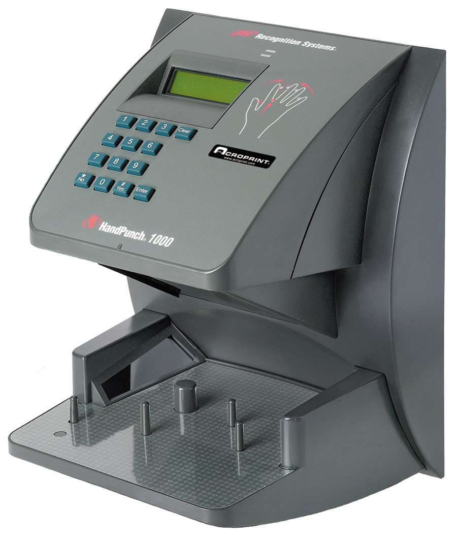 HP1000 Biometric Hand Punch Clock