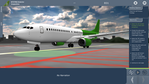 B737NG Walk Around Trainer