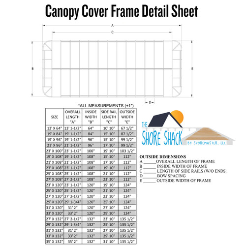 ShoreMaster Traditional Canopy Cover - WeatherMax ShoreMaster Traditional Canopy Cover - WeatherMax