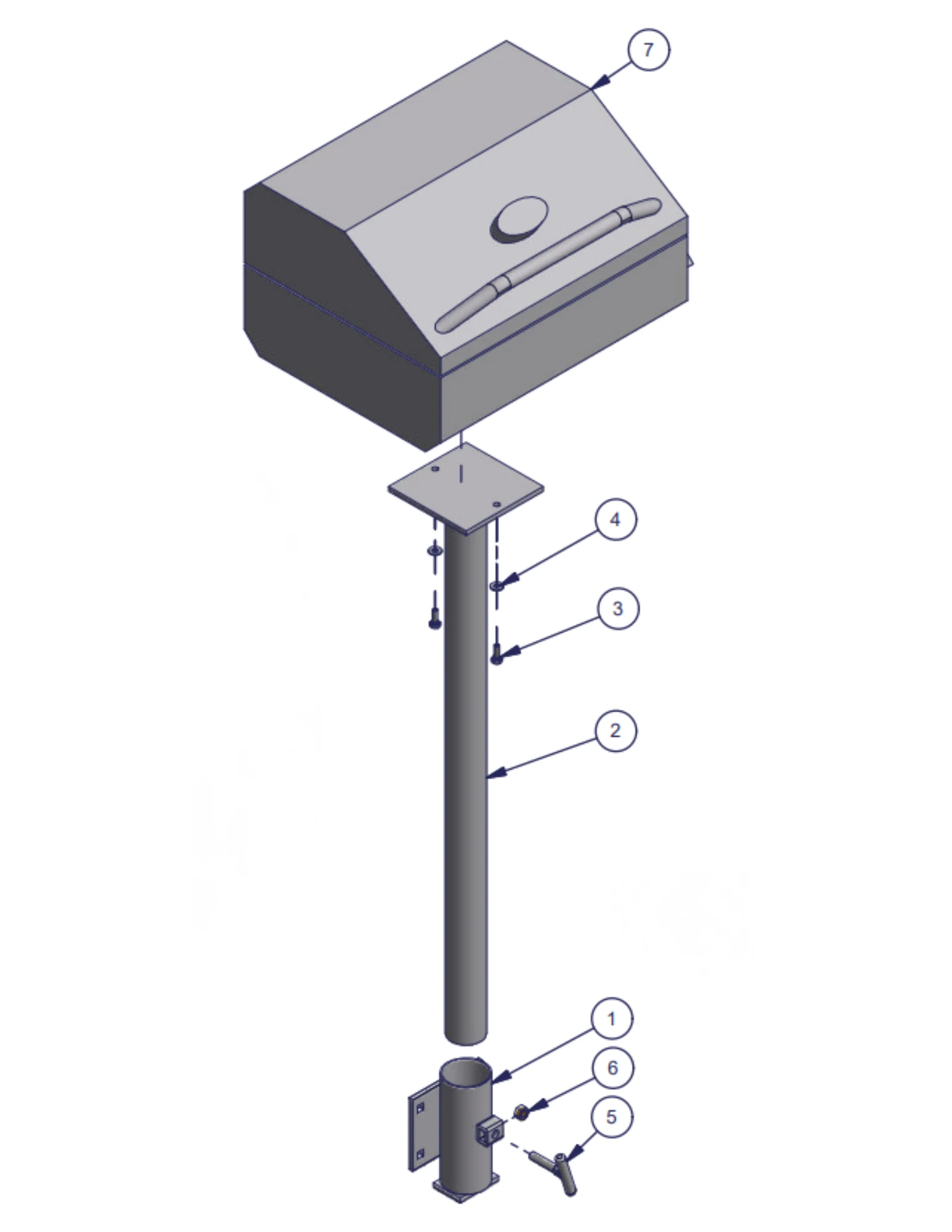 Dockside Grill replacement-parts diagram