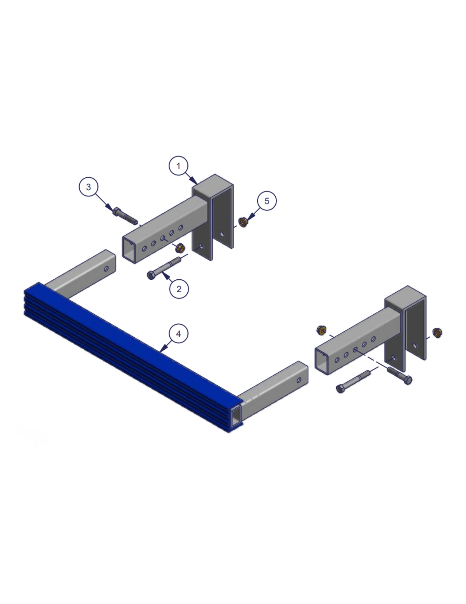Motor Stop Straight Rack replacement-parts diagram