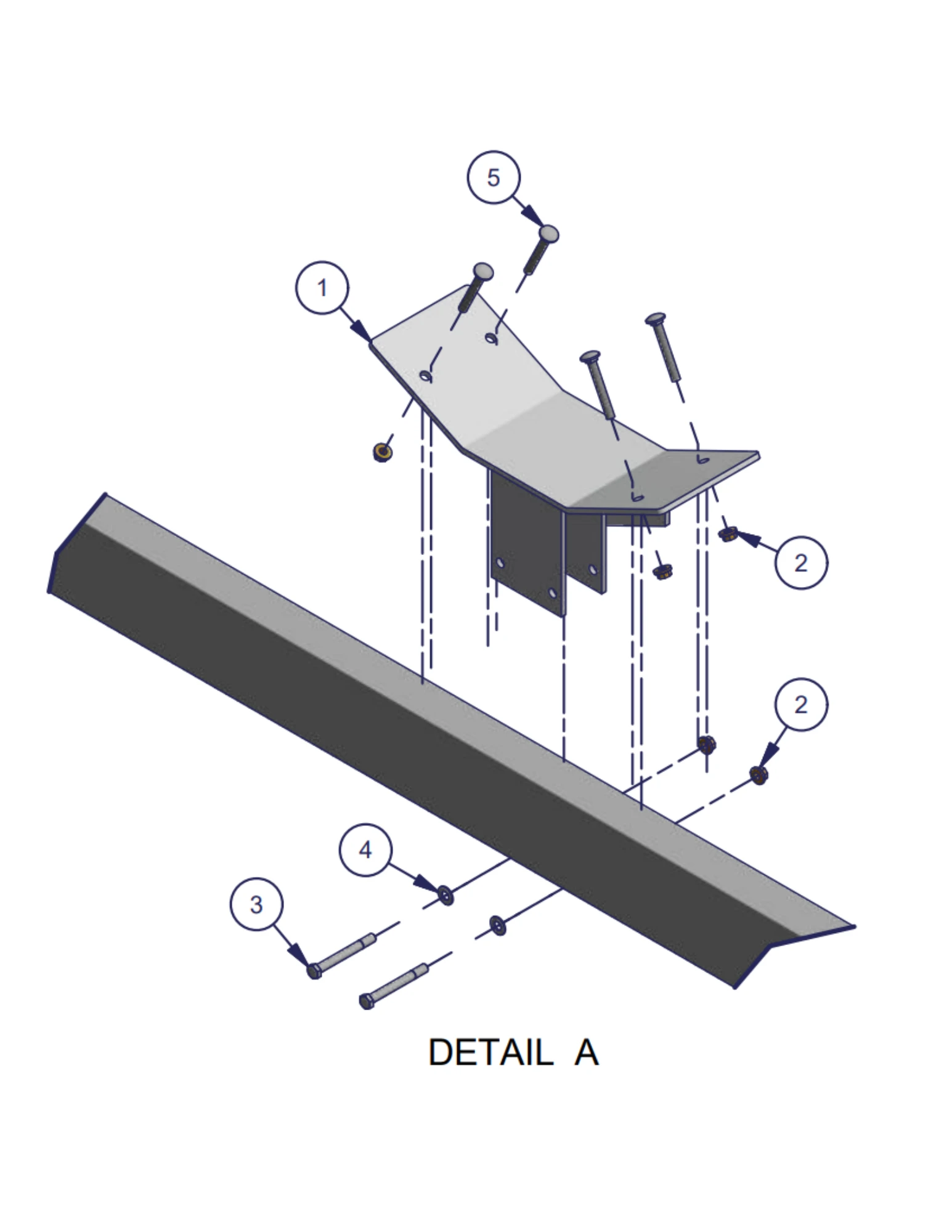 Pontoon Cradle replacement-parts diagram