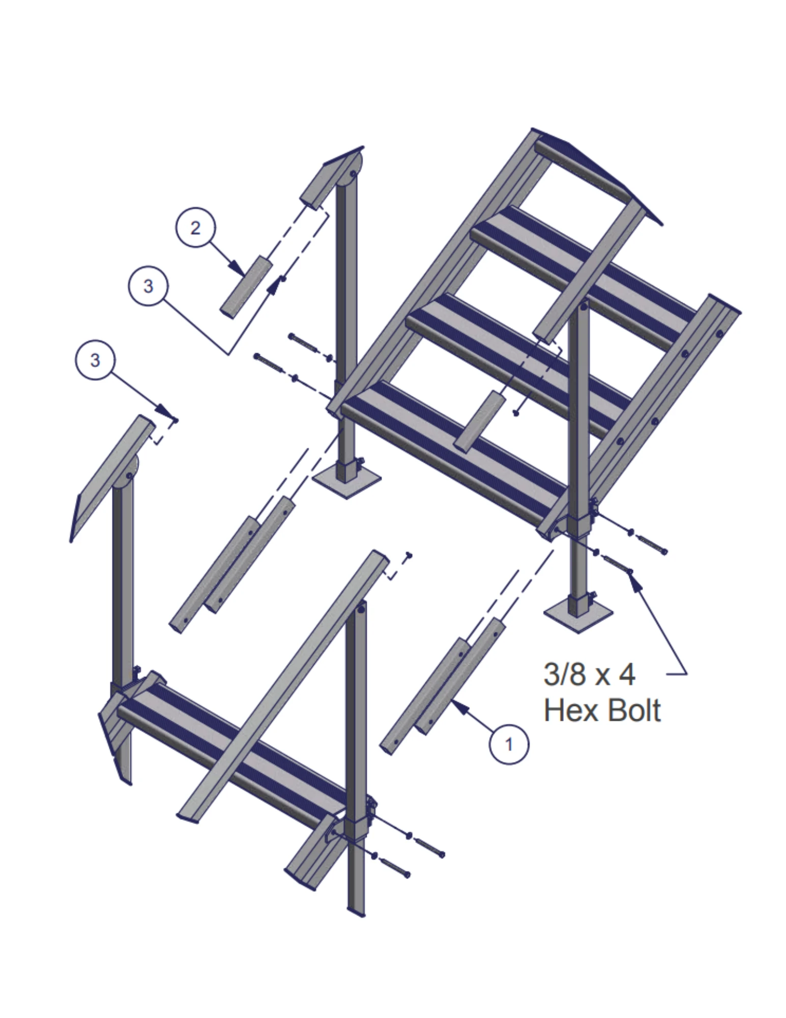 Quick Steps Connection Kit replacement-parts diagram