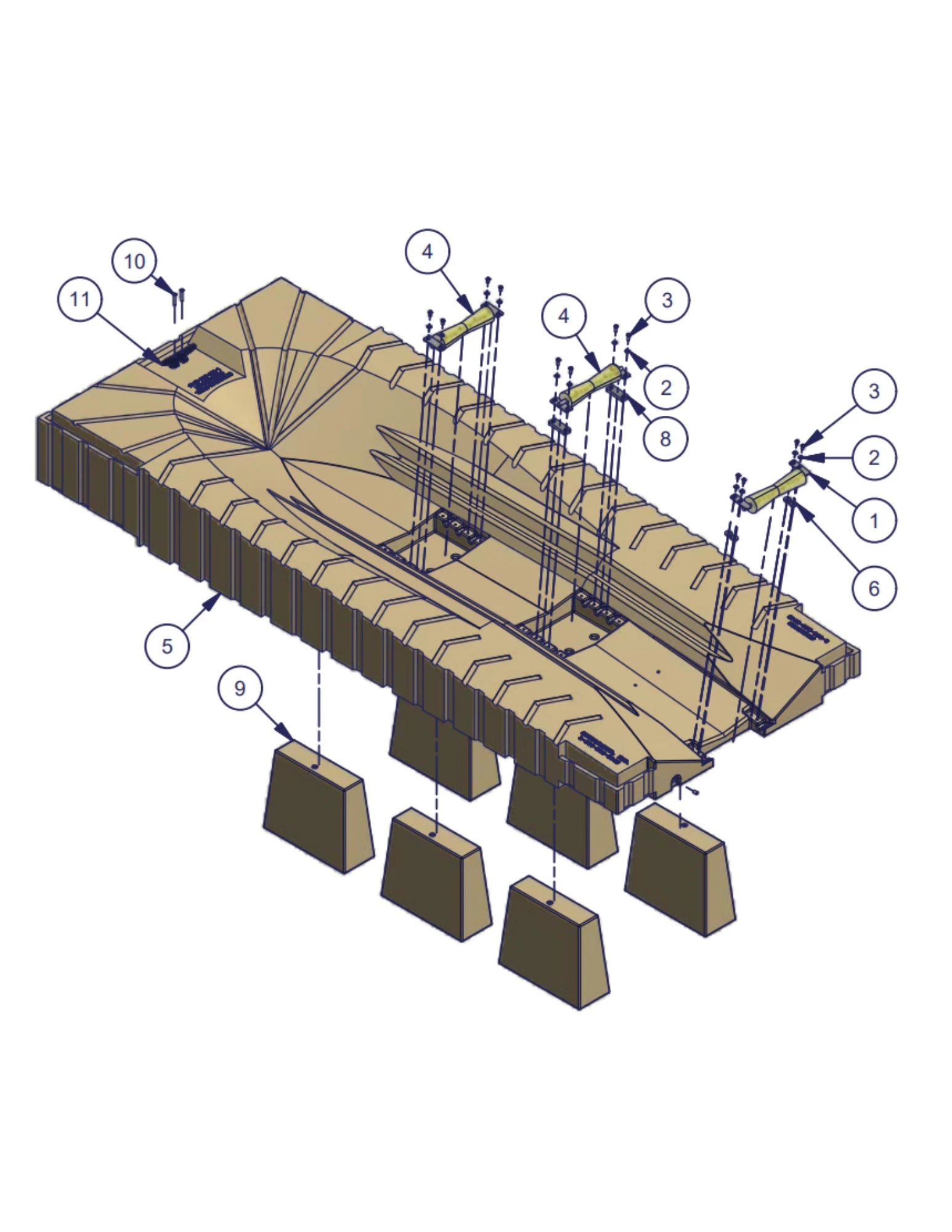 ShorePort Single Unit replacement-parts diagram
