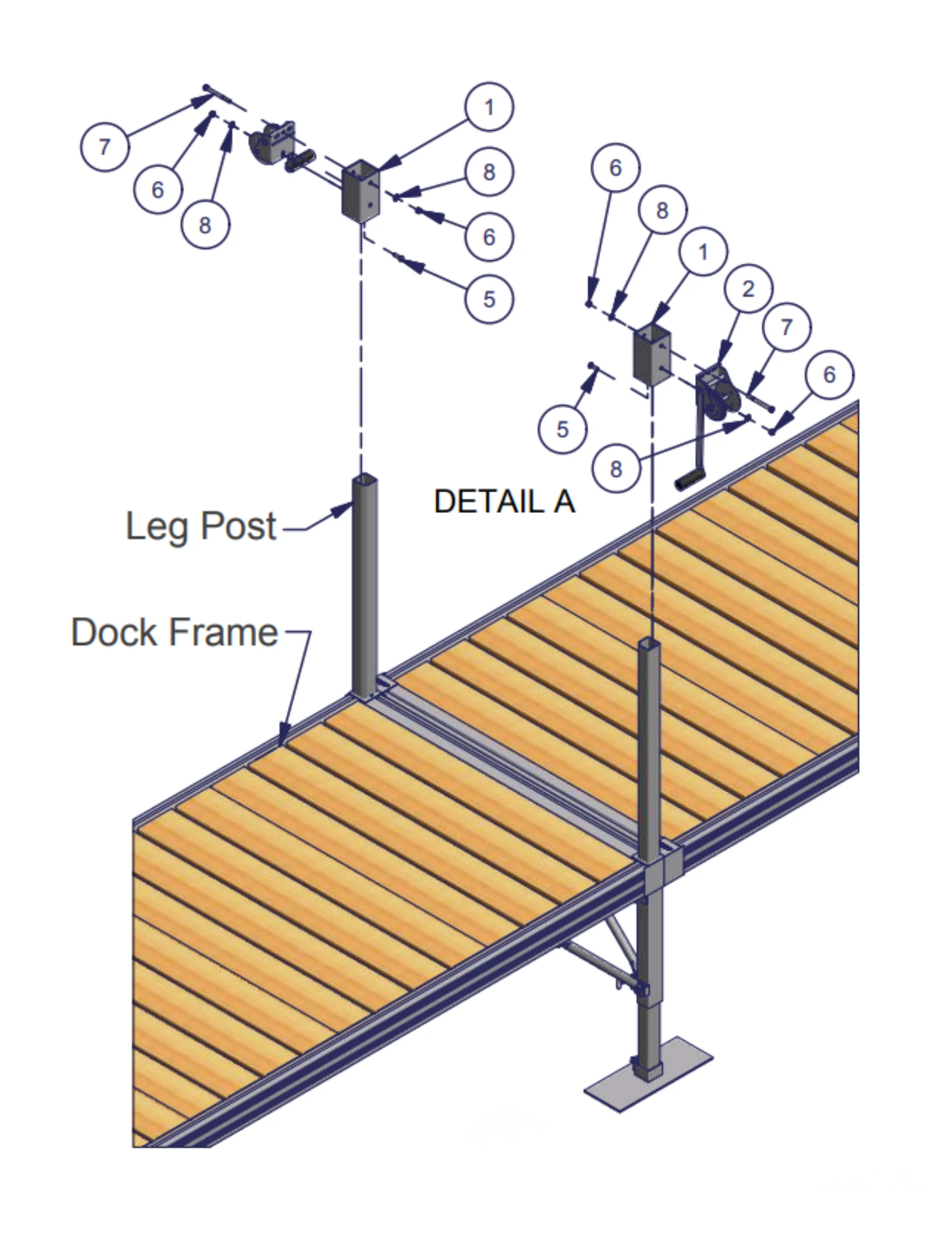 Winch Leveling Kit replacement-parts diagram