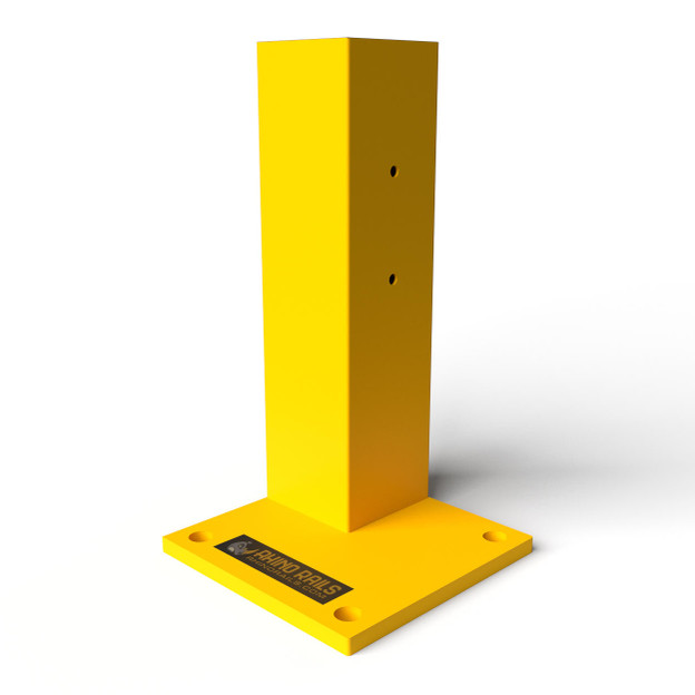 Rhino Rails 18.5in Guardrail Column with Corner Baseplate Rhino Rails 18.5in Guardrail Column with Corner Baseplate