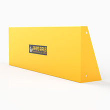 Rhino Rails RR-CG 12in Tall Floor Mounted Equipment Barrier - 1