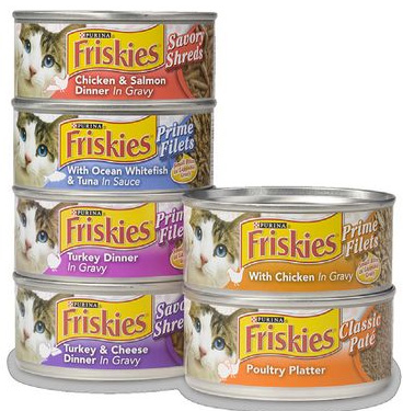 Friskies 6 Pack Assorted Canned Food