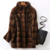 Exquisite 3/4 Mink Jacket: Crafted from Danish Mink Skins