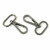 Two Swivel Hooks 1" Gunmetal