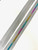 Silver Zipper Tape with Rainbow Coil (#5)- 3 Yards