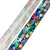 Navy Floral Zipper Tape with #5 coil- 3 Yards