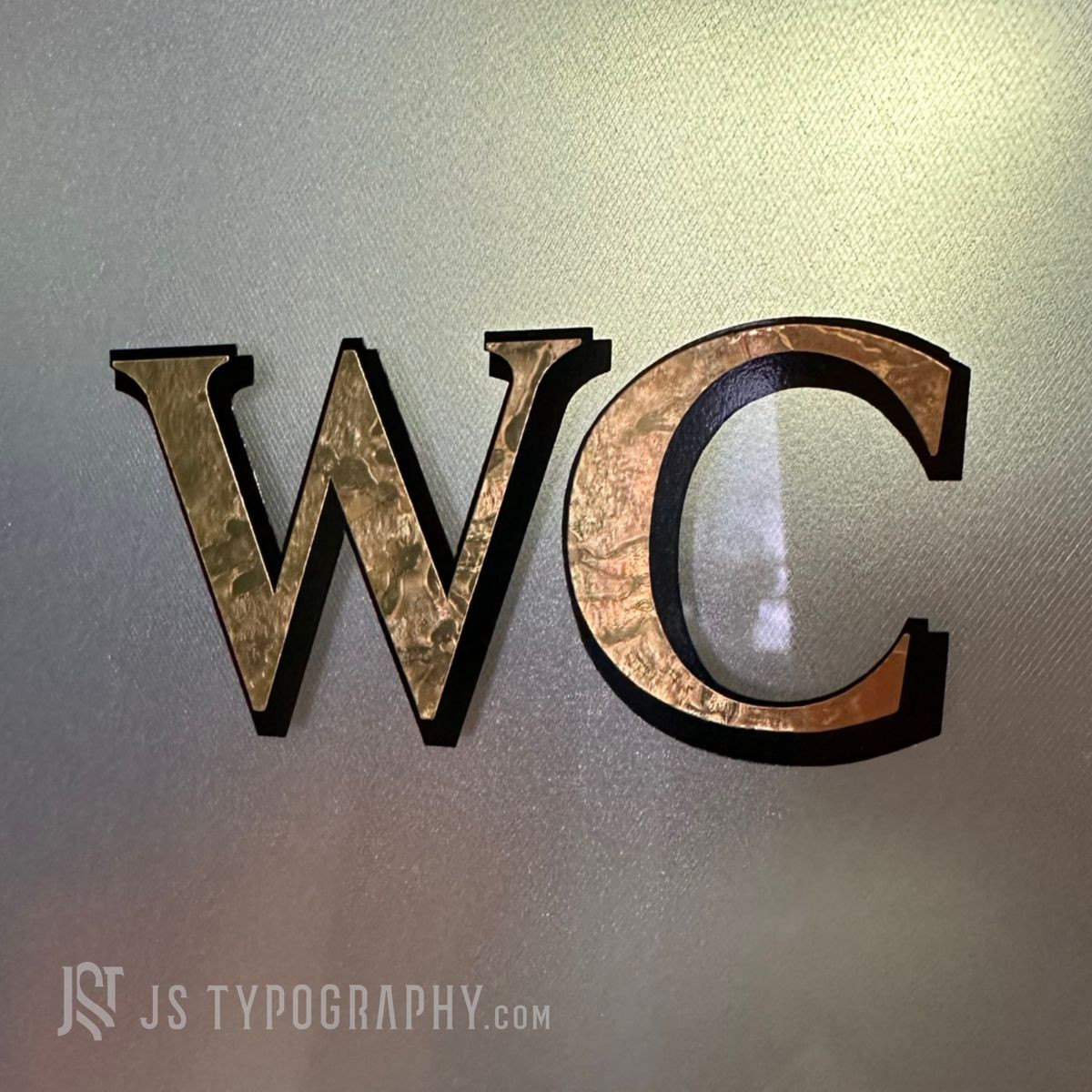 WC Decal for Door - Thumbnail 3