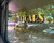 Custom Art Deco  window decal with personalized business lettering in gold leaf vinyl.