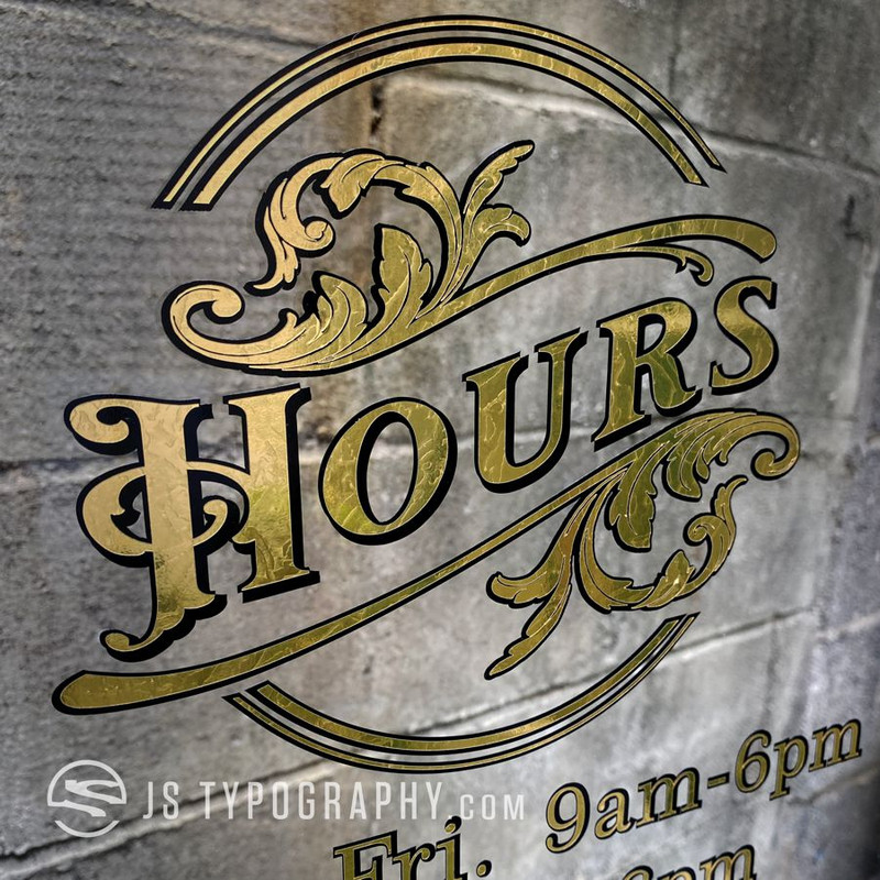 Circle Floral Hours - JS Typography Inc