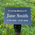 Heavy-Duty Temporary Grave Marker & Memorial Plaque