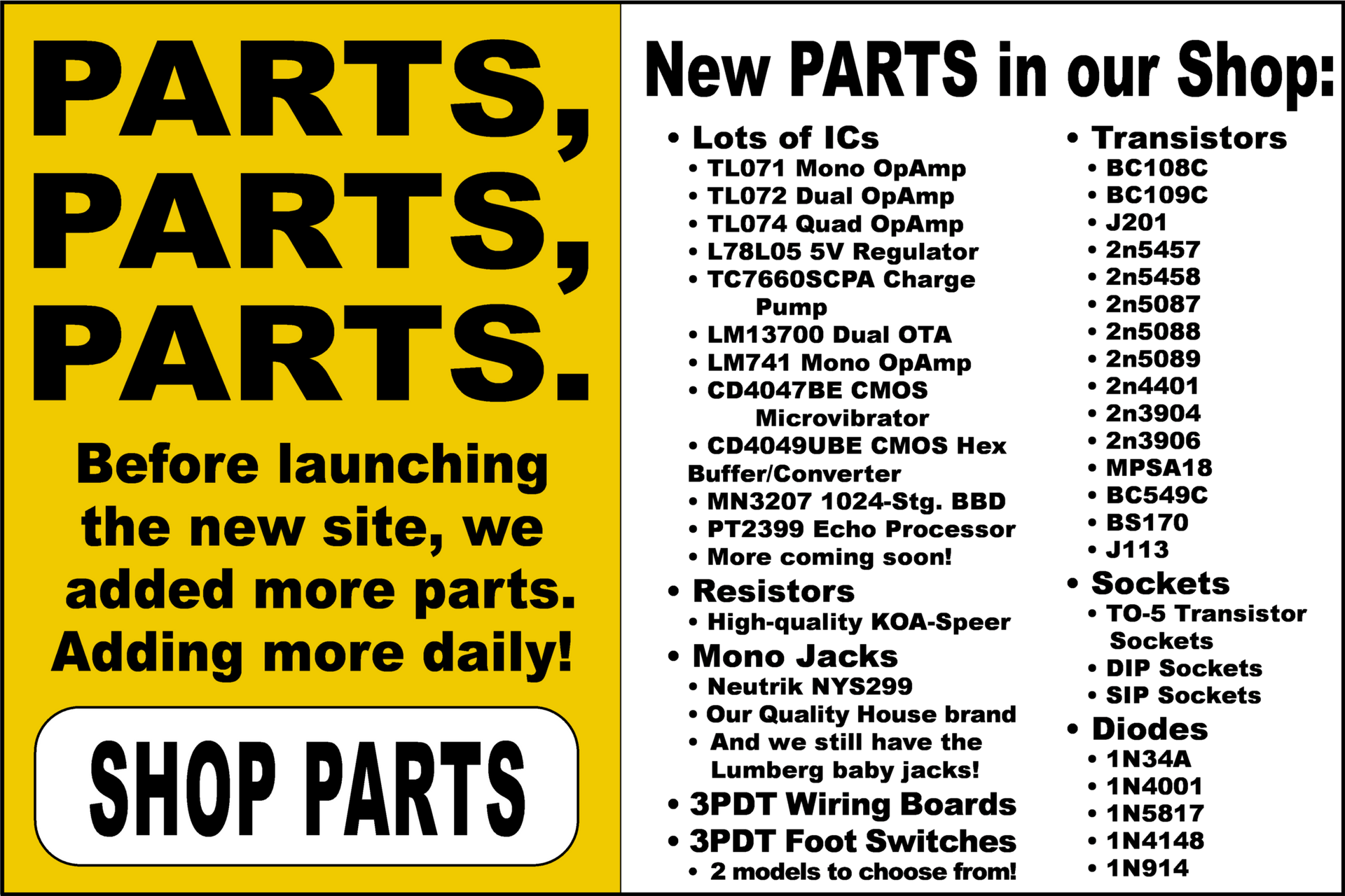 Pedal Parts and Kits