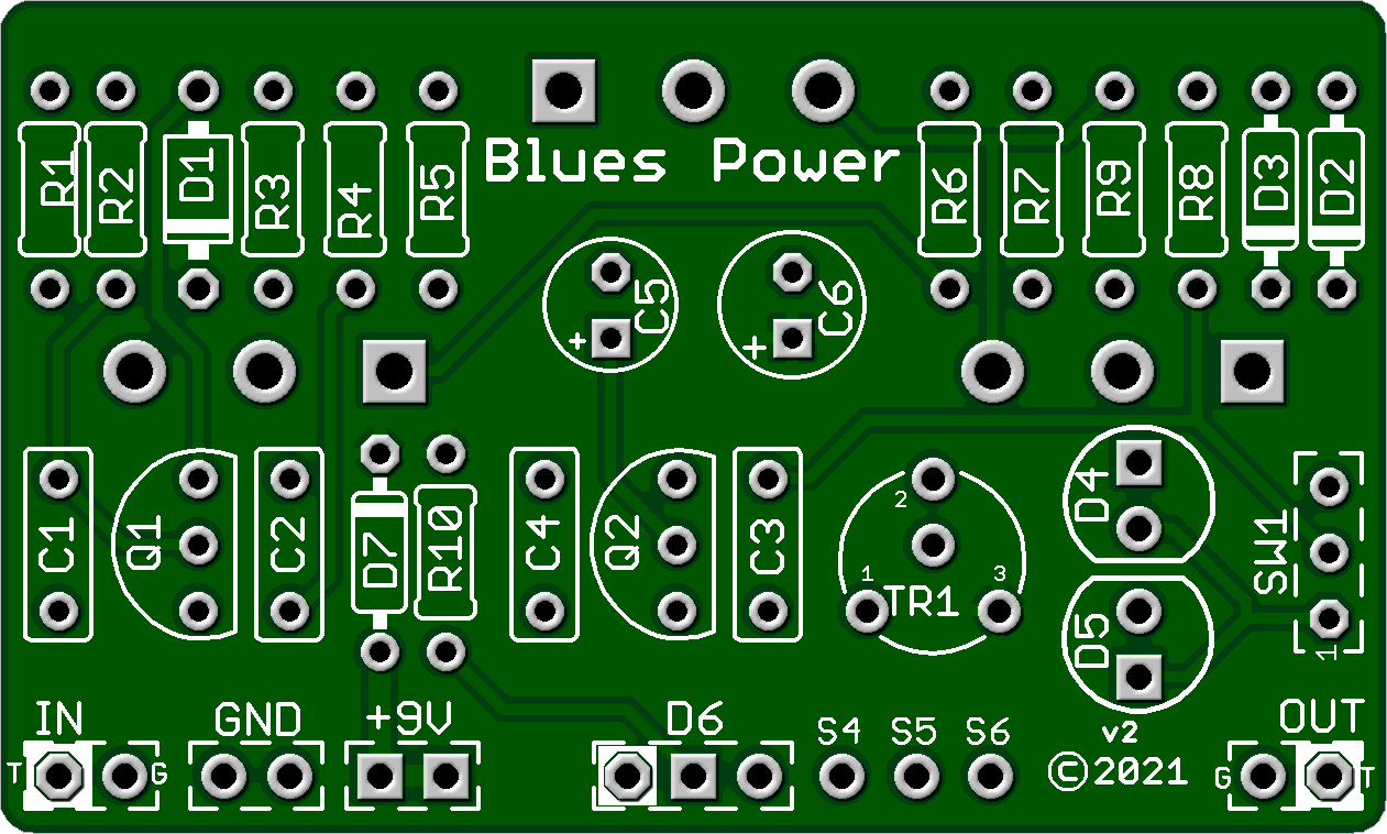 GuitarPCB Tube Screaming Ultra Pedal Kit by Pedal Parts and Kits