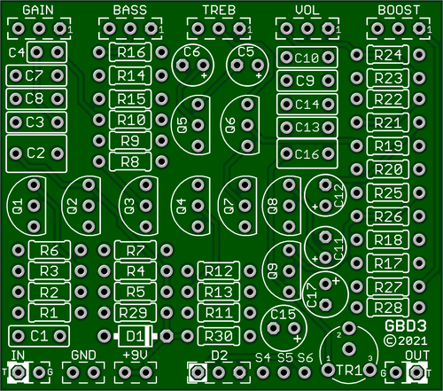 Circuit board included with this kit