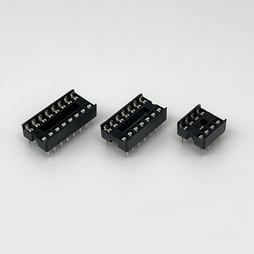 16, 14 and 8-pin DIP sockets for Integrated Circuits