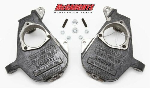 Chevrolet Suburban 2001-2006 Front 2" Drop Spindles - McGaughys Part# 33002/33004