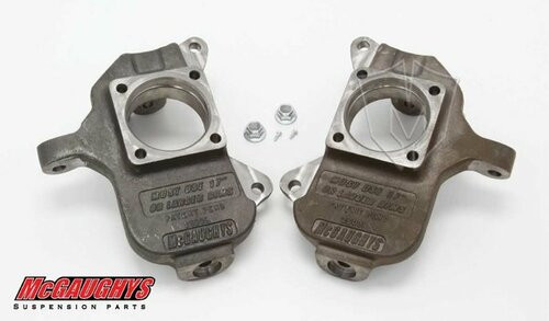 GMC Sierra 3500HD 2001-2010 Front 2" Drop Spindles - McGaughys Part# 33078